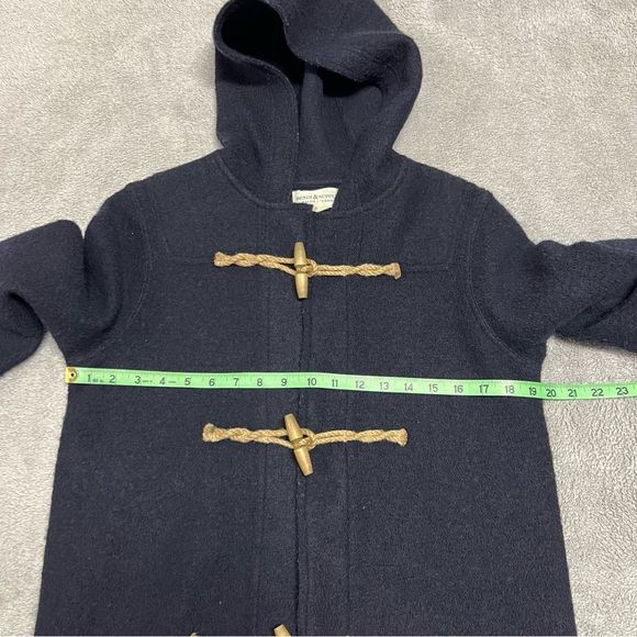 Ralph Lauren Denim & Supply pea coat jacket Womens small black 100% wool Toggle - Picture 3 of 7